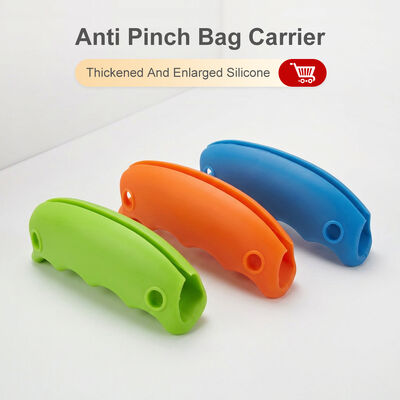 Tay cầm túi mua sắm bằng silicone di động, thoải mái, chống đau, tiết kiệm sức lực cho túi nặng